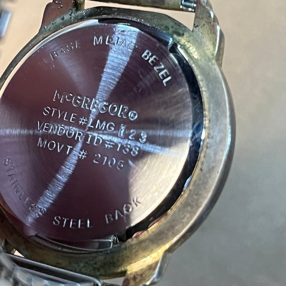 Mens Mcgregor Chronograph Watch with Moon Phase - New Battery - Picture 5 of 8